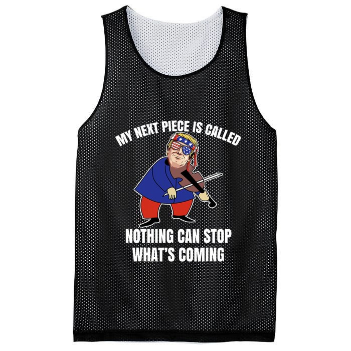 Trump Violin My Next Piece Is Called Nothing Can Stop Violin Mesh Reversible Basketball Jersey Tank