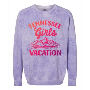 Tennessee Vacation Mountain Memories Vacation Gift Colorblast Crewneck Sweatshirt