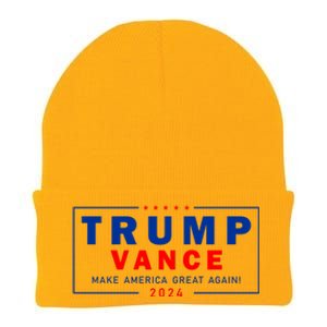 Trump Vance Make America Great Again 2024 Usa Knit Cap Winter Beanie