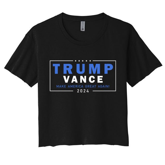 Trump Vance Make America Great Again 2024 Usa Crop Top