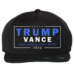 Trump Vance Make America Great Again 2024 Usa Wool Snapback Cap