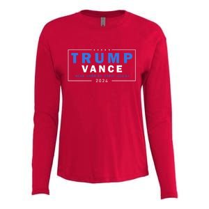 Trump Vance Make America Great Again 2024 Usa Womens Cotton Relaxed Long Sleeve T-Shirt