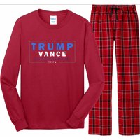 Trump Vance Make America Great Again 2024 Usa Long Sleeve Pajama Set