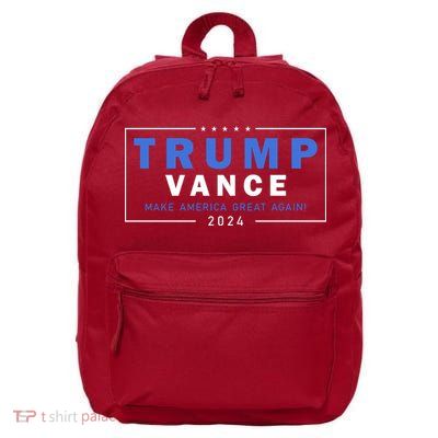 Trump Vance Make America Great Again 2024 Usa 16 in Basic Backpack