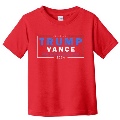 Trump Vance Make America Great Again 2024 Usa Toddler T-Shirt