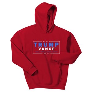 Trump Vance Make America Great Again 2024 Usa Kids Hoodie