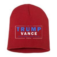 Trump Vance Make America Great Again 2024 Usa Short Acrylic Beanie