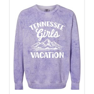 Tennessee Vacation Mountain Memories Vacation Gift Colorblast Crewneck Sweatshirt