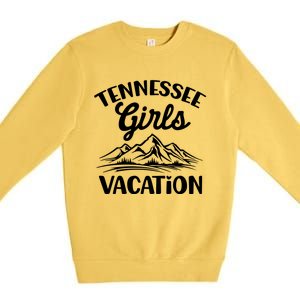 Tennessee Vacation Mountain Memories Vacation Gift Premium Crewneck Sweatshirt