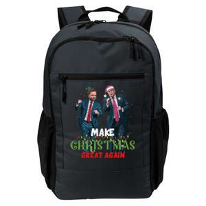 Trump Vance Make Christmas Great Again Humorous Christmas Daily Commute Backpack