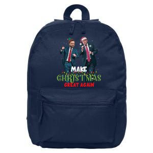 Trump Vance Make Christmas Great Again Humorous Christmas 16 in Basic Backpack