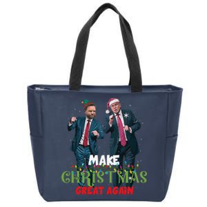 Trump Vance Make Christmas Great Again Humorous Christmas Zip Tote Bag