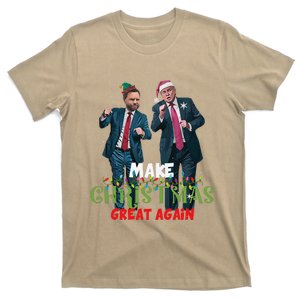 Trump Vance Make Christmas Great Again Humorous Christmas T-Shirt