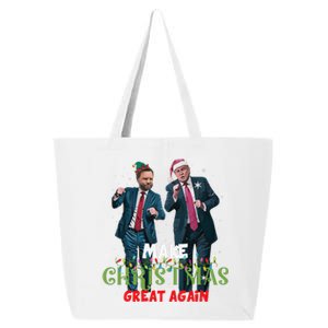 Trump Vance Make Christmas Great Again Humorous Christmas 25L Jumbo Tote