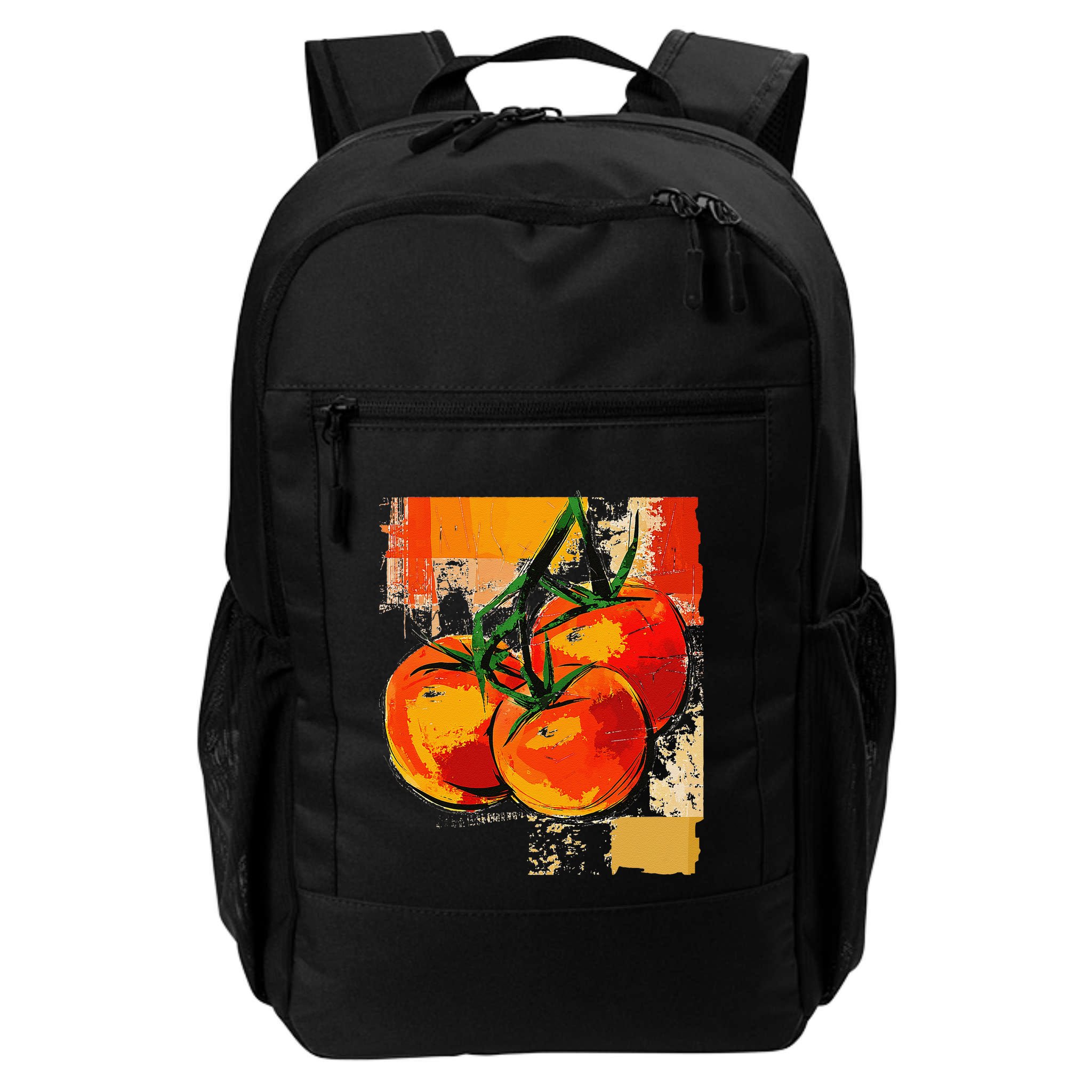 Tomato Vegetable Motif Art Tomato Backpack