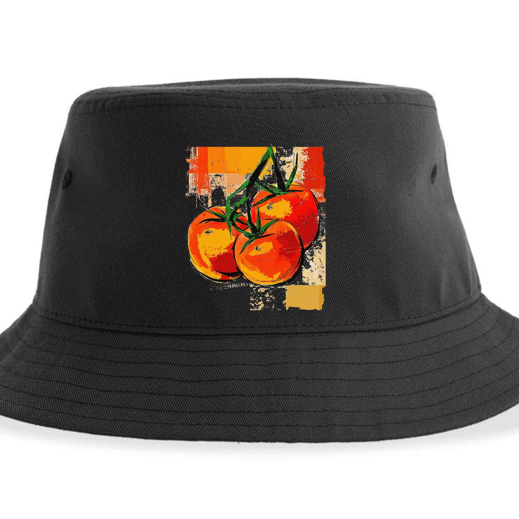 Tomato Vegetable Motif Art Tomato Sustainable Bucket Hat