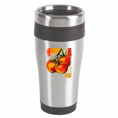 Tomato Vegetable Motif Art Tomato 16oz Travel Tumbler