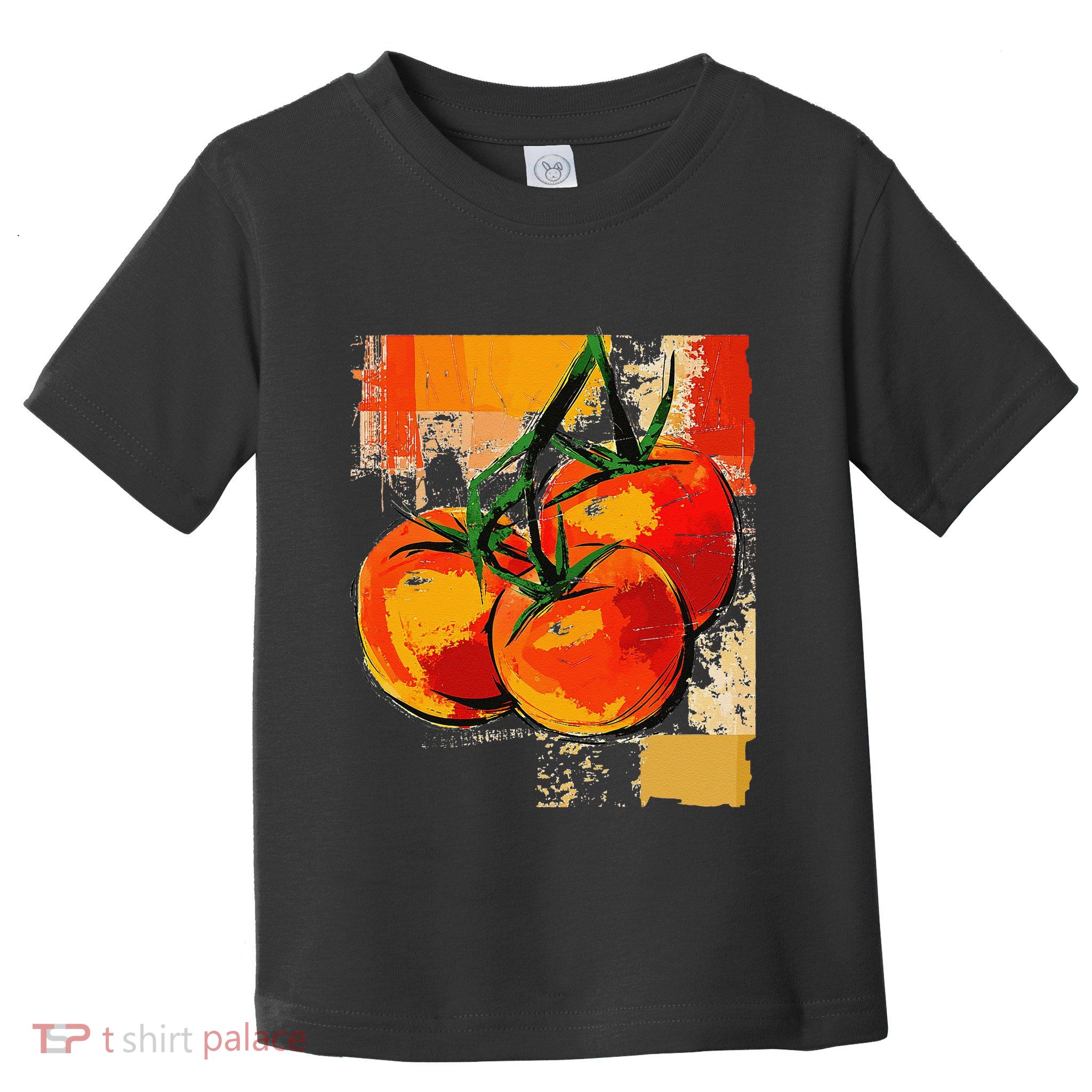 Tomato Vegetable Motif Art Tomato Toddler T-Shirt
