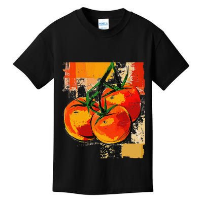 Tomato Vegetable Motif Art Tomato Kids T-Shirt