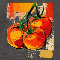 Tomato Vegetable Motif Art Tomato Vector Backpack