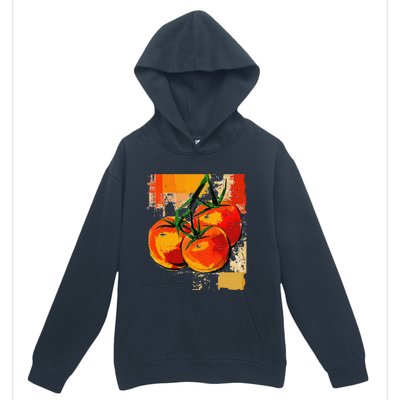 Tomato Vegetable Motif Art Tomato Urban Pullover Hoodie