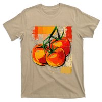 Tomato Vegetable Motif Art Tomato T-Shirt