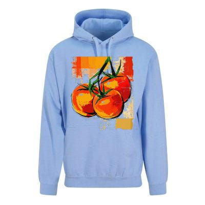 Tomato Vegetable Motif Art Tomato Unisex Surf Hoodie