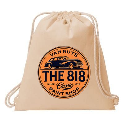 Throwback Van Nuys California San Fernando Valley Oldie Car Drawstring Bag