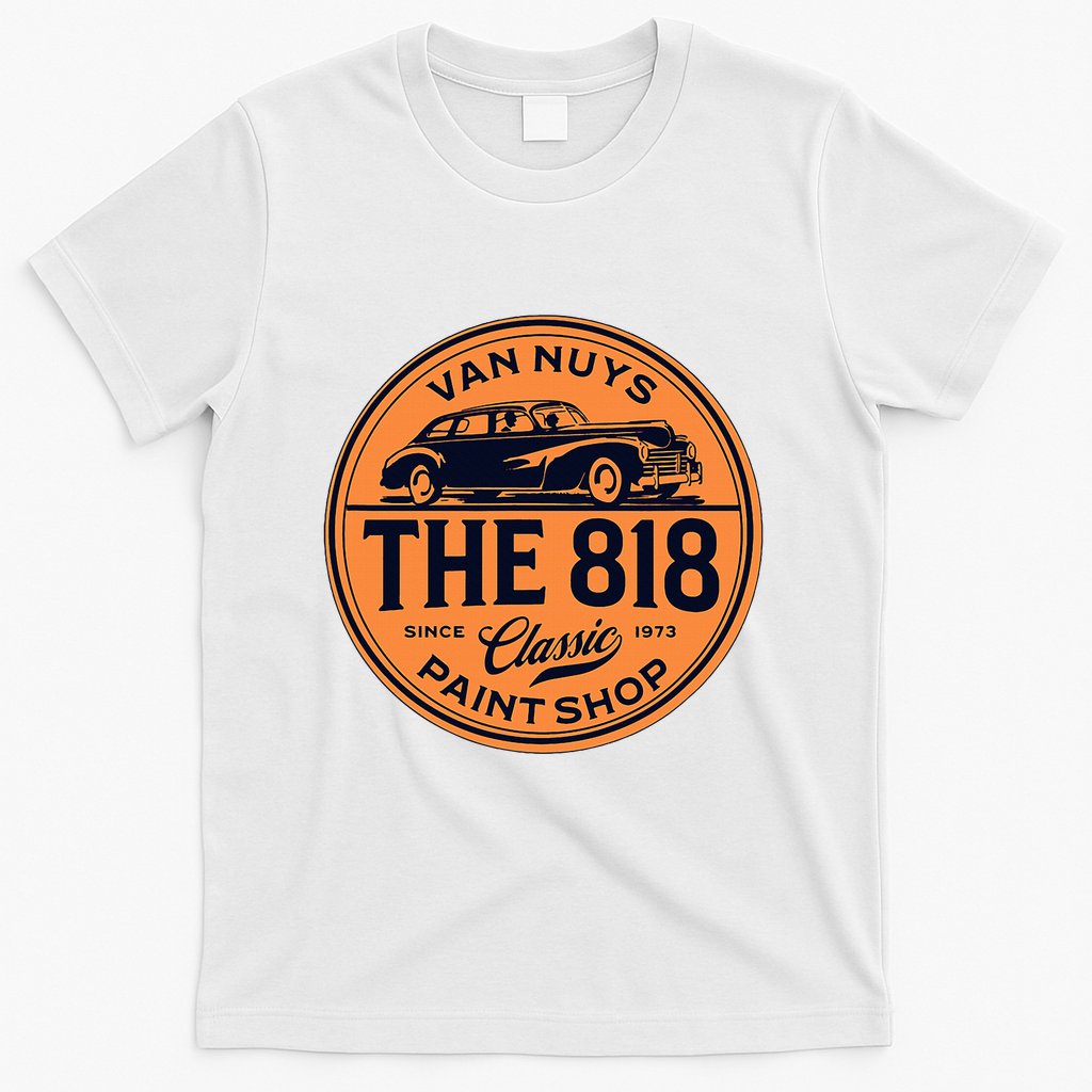 Throwback Van Nuys California San Fernando Valley Oldie Car T-Shirt