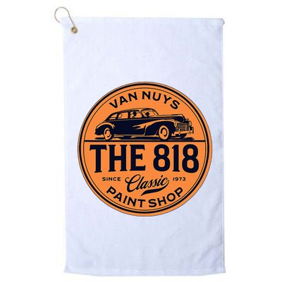 Throwback Van Nuys California San Fernando Valley Oldie Car Golf Towel