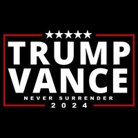 Trump Vance Never Surrender 2024 Politcal Backpack