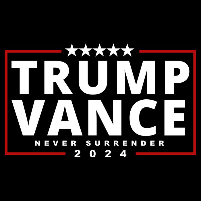 Trump Vance Never Surrender 2024 Politcal Backpack