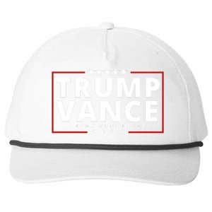 Trump Vance Never Surrender 2024 Politcal Snapback Five-Panel Rope Hat