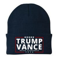 Trump Vance Never Surrender 2024 Politcal Knit Cap Winter Beanie