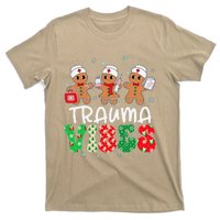 Trauma Vibes Nurse Gingerbread Xmas Stethoscope Christmas T-Shirt