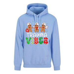 Trauma Vibes Nurse Gingerbread Xmas Stethoscope Christmas Unisex Surf Hoodie