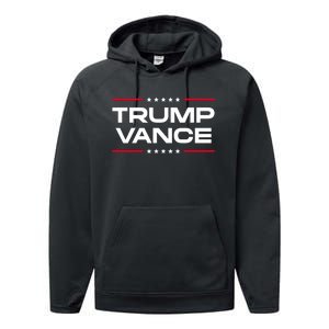 Trump Vance Never Surrender 2024 Performance Fleece Hoodie