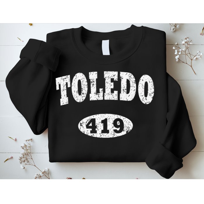 Toledo Vintage Ohio Area Code 419 Sweatshirt