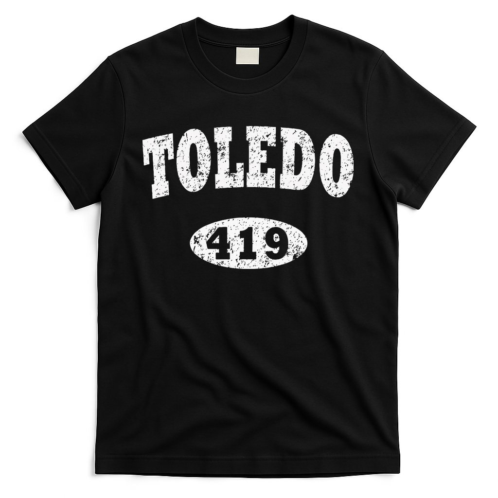 Toledo Vintage Ohio Area Code 419 T-Shirt