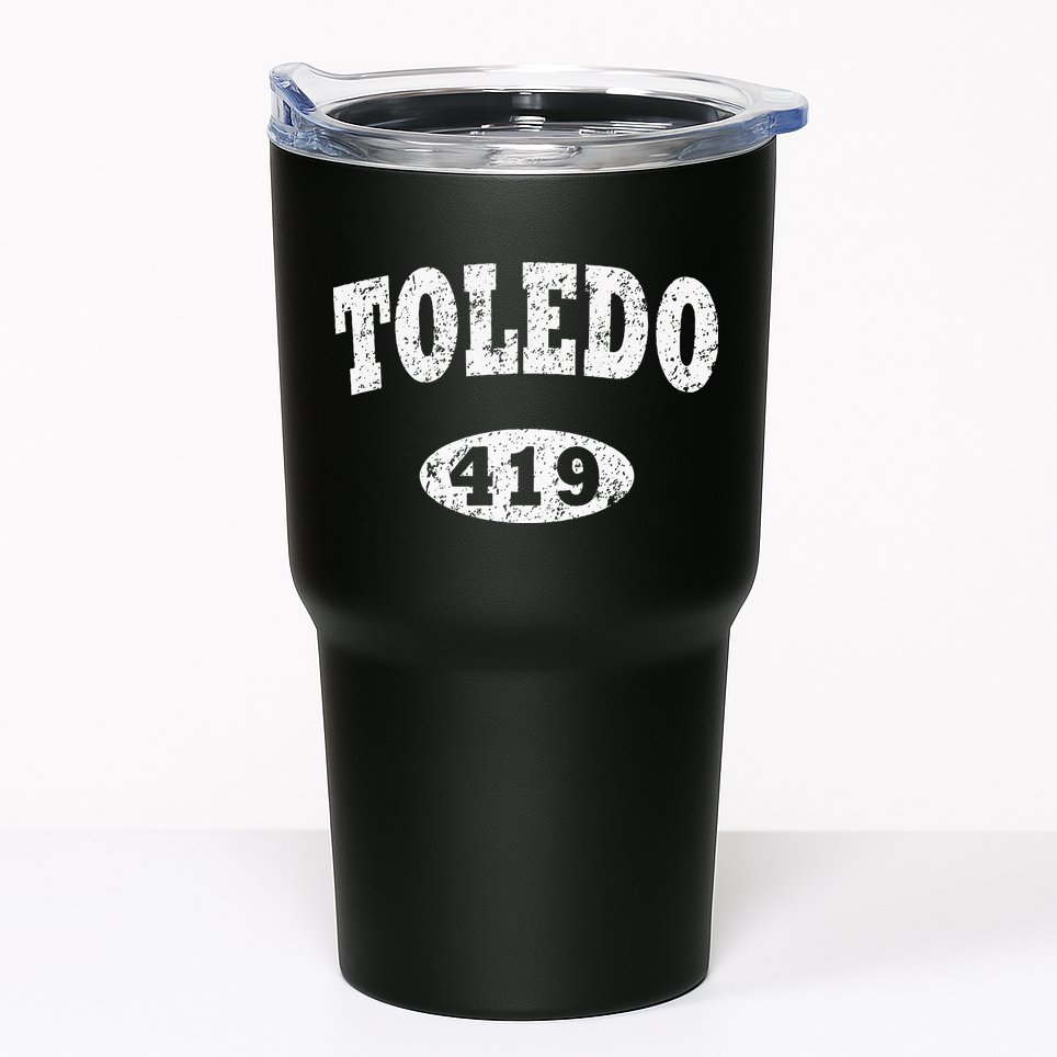 Toledo Vintage Ohio Area Code 419 Tumbler