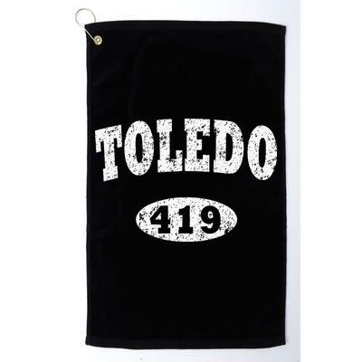 Toledo Vintage Ohio Area Code 419 Golf Towel