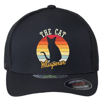 Tennessee Volleyball Orange Vintage Text Flexfit Unipanel Trucker Cap