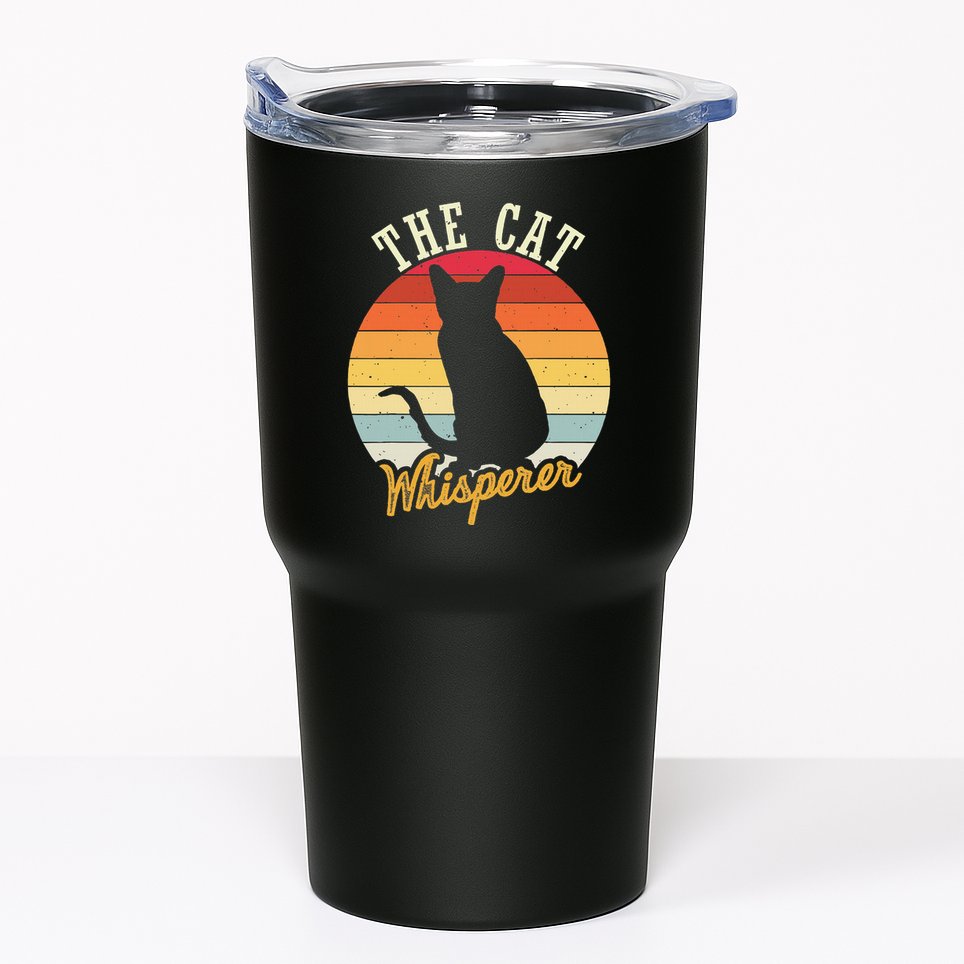 Tennessee Volleyball Orange Vintage Text Tumbler