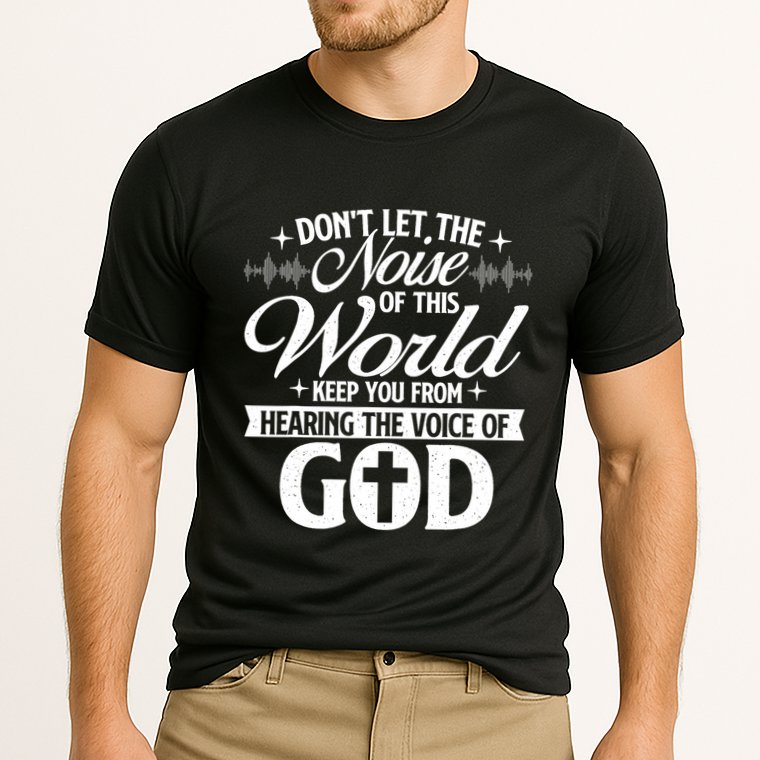 The Voice Of God Christian Faithg Religion Jesus Christ Cooling Performance Crew T-Shirt
