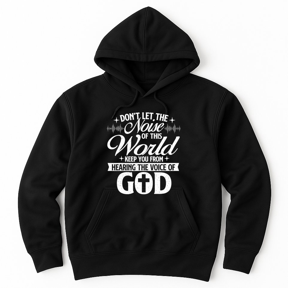 The Voice Of God Christian Faithg Religion Jesus Christ Hoodie