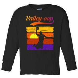 The Valley Oop Phoenix Basketball Toddler Long Sleeve Shirt