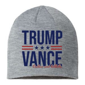 Trump Vance Outlaw And Hillbilly 2024 Election Sustainable Beanie