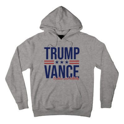 Trump Vance Outlaw And Hillbilly 2024 Election Tall Hoodie