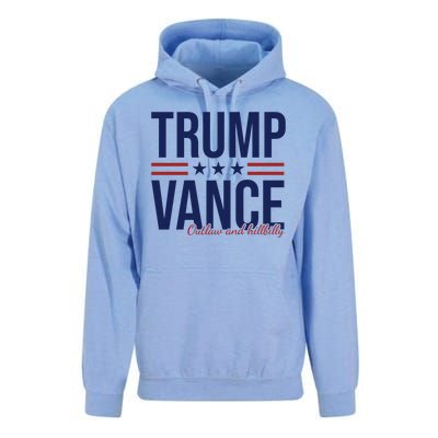 Trump Vance Outlaw And Hillbilly 2024 Election Unisex Surf Hoodie