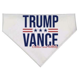 Trump Vance Outlaw And Hillbilly 2024 Election USA-Made Doggie Bandana